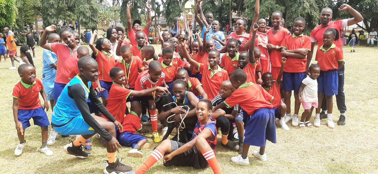 Pupils on Sports Gala day